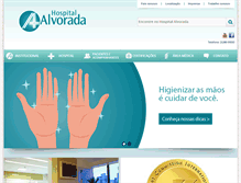 Tablet Screenshot of hospitalalvorada.com.br